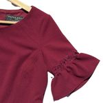 Paper Dolls London Midi Dress With Peplum Frill Hem And Sleeve Size 6 Photo 8