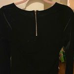 Nordstrom Black Velvet Crop Top Photo 1