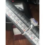Sterling Silver 2.27ct Tanzanite White Zircon Ring Size 8 Photo 5