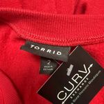 Torrid Red Cozy Fleece Henley Sweatshirt - Size 18/20 (2) Photo 4