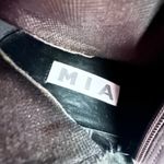 MIA Vintage Black Nylon Stretch Square Toe Platform 90s Y2K Mid Calf Boots 9 Photo 11