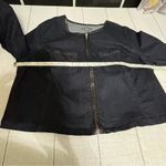 Jessica London Dark Wash Denim Jacket Size 16W Photo 5
