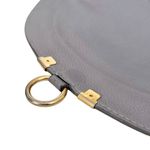 Chloé Chloe Marcie Large Saddle Leather Crossbody Pebble Gray Photo 8