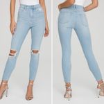 Good American NWT Women's Sz 18 Good Waist Crop Denim Jeans Distressed GWC075T Photo 1