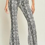 Snake Print Stretchy Flares Multiple Photo 0