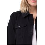 Liverpool Jean Co. Black Knit Denim Jacket New! Photo 3