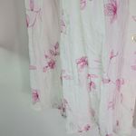 Apt. 9  2X White Pink Embroidered Cotton Dandilion Top Plus Photo 7