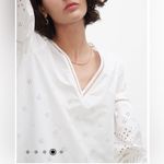 Club Monaco NWT  Eyelet Mini Dress in‎ White Sz Medium $249 Photo 5