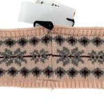 Timberland NEW/NWT Pink Fair Isle Knit Fleece Lined Headband OS Photo 1