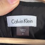 Calvin Klein Black White Lace Formal Mini Dress Wedding Guest Evening Preppy 6 Photo 2