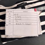 Talbots Womans Blouse Size XL Nautical Preppy Coastal Beach Travel Ruffle Sleeve Photo 10