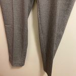 Croft & Barrow Womens Pants 1X XL Mid Rise Straight Houndstooth Black White NWT Photo 2