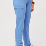 FIGS Yola FIONx Ciel Blue Skinny Scrub Pants Photo 1