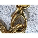 VTG Metal Chain Necklace Extra Long Gold Tone 4 Leaf Clover 21" Photo 6