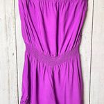 Forever 21  Women's Strapless Romper with Ruffle off Shoulder Strapless Sz M Photo 8