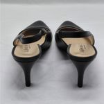 LifeStride Annalise Slingback Heels Women’s 7.5 Black Faux Leather Comfort Shoes Photo 8