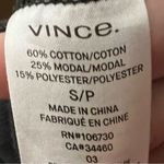 Vince  small Modal blend ribbed hoodie lightweight‎ Photo 3