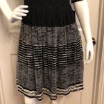Leslie Fay  lace cocktail mini dress black and white short sleeve size 8 Photo 2