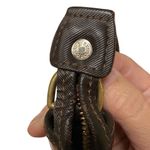 Dooney & Bourke Vintage Croc Embossed Leather Lg. Hobo Zip Closure Shoulder Bag Photo 10