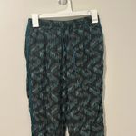 Anthropologie Hei Hei  Pants XS Blue Geometric Harem Drawstring Lounge Casual Photo 1