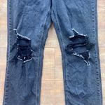 Eunina  Codi 90's Super High Rise Dad Black Distressed Stretch Jeans Sz 15/32 Photo 3