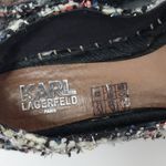 Karl Lagerfeld  Arogo 2 Tweed Slip On Flat Shoes Size 8 Photo 7