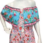 Women Summer Bohemian Printed Maxi Dress V Photo 4