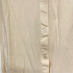 Everlane Pale Yellow Long Sleeve Button Down Shirt Dress Knee Length Womens S Photo 3