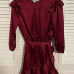 Sugar and L!ps Women’s long sleeve red dress with bows  Photo 0