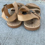 Kork-Ease Korks Tan Beige Neutal Strappy Flat Sandals Size 8 Buckle Photo 3