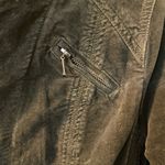 Coldwater Creek  Fall jacket/blazer. Fall moss green color, size 6P. Velvet Photo 3