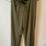 Dark Army Green Paperdoll Style Straight Leg Dress Pants Photo 0