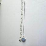 Vintage 1974 Avon Moon Magic Collection necklace silver tone with blue cabochon Photo 4