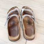Betula Birkenstock Mayari Leather Strap Sandals in‎ Silver Brown Summer Size 7 Photo 7