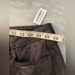 Old Navy NWT Size 10 Black Metallic Sparkle OG Straight Hight Rise Stretch Pants Photo 9