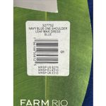 Farm Rio One-Shoulder Linen-Blend Midi-Dress Size Small NWT Photo 6