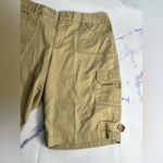 Caribbean Joe  petite let go khaki shorts size women’s 12 Petit Photo 1