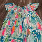 Lilly Pulitzer Marble off the shoulder - Sunglow Beach and Bae dress Photo 3