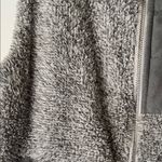 Pink Lily  Cozy Gray Fleece Vest Photo 2