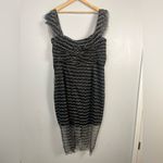 City Chic Jewel Dream Dress Black off Shoulder Gold Tulle size 22 Photo 4