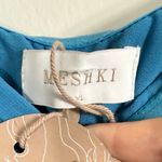 Meshki NWT  Suzanna Strapless Ruffle Mini Dress Marine Blue Teal XL Photo 5