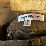Wild Honey  Olive Green‎ Cargo Style Skirt Size Medium Photo 8
