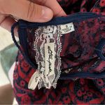 Ultra Pink NWT Red Lace Overlay Mini Dress Dramatic Sleeves Goth Photo 4