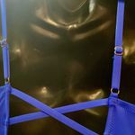 Shade & Shore NWT Women's Royal Blue Lace-Up Sides One Piece Swimsuit Size:Small Photo 4