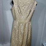 An Original by “Meg” Vintage 1970s Gold Brocade Dress See Measurements EUC Size M Photo 6