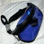 NWT Neutrogena Clear Purple Belt Bag | Black Faux Leather Fanny Pack Photo 1