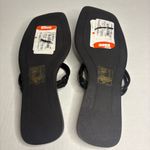 Azalea Wang Stetson Black Knotted Sandals Size 7 Slip Photo 3