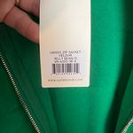 Suzie Kondi NWT - Unisex Zip Jacket Velour Jelly Bean Green Track Full Zip Photo 4