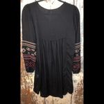 Patrons of Peace  black embroidered dress, size XS Photo 5