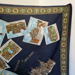 Vintage Souvenir Scarf Milano Milan Italy Green Photo 3